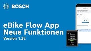 Neue Funktionen für die eBike Flow App | Update Juli 2024 | Version 1.22