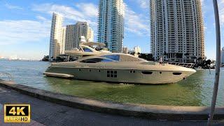 Miami - Downtown, Bayfront Park - Walking Tour in 4K