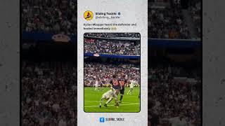 Kylian Mbappe heard the defender and healed immediately  #kylianmbappe #mbappe