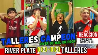 RIVER 0 (2) - TALLERES 0 (3) - Reacciones de Hinchas de River y Talleres - Supercopa Internacional