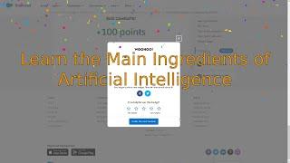 Learn the Main Ingredients of Artificial Intelligence