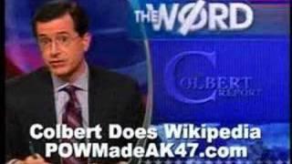 Colbert Vs. Wikipedia