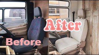 Ep 9: - DIY drivers seat makeover  Bus Off with Josie