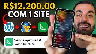 Como CRIAR UM SITE e GANHAR DINHEIRO - Hostgator + WordPress + Kiwify (Como Criar Página de Vendas)