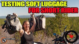 Giant Loop Soft Luggage Options For Short Leg Riders - Kris Tries Giant Loop Coyote Siskiyou KTM 690