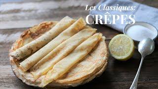 How To Make French Crêpe batter ( Crêpe suzette tutorial part 1)