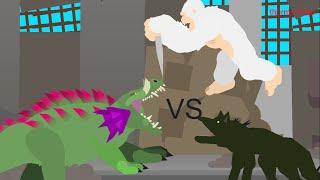 George Vs Lizzie Vs Ralph (RAMPAGE animation)