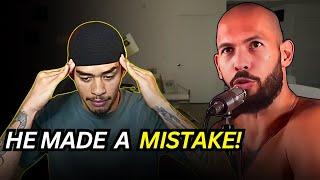 SNEAKO Finally Admits He Made a Mistake Meat Glazing for Andrew Tate!