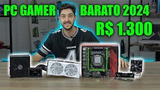 MEU PC GAMER BARATO 2024, DÁ PRA SE DIVERTIR MUITO!