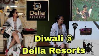 DIWALI at DELLA ADVENTURE RESORT, Lonavala with ACTOR PRIYANK SHARMA | Las Vegas show| Hindi vlog |