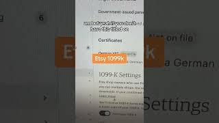 Etsy 1099 is available for download #etsy #etsyseller #ecommerce #entrepreneur