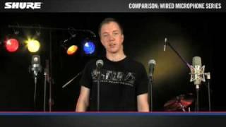 Shure Microphone Comparison between Beta, SM and PG series | PMTVUK
