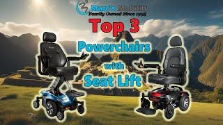 Top 3 Best Standard Powerchairs with Seat Lift in 2024! (so far)