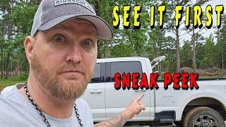 SNEAK PEEK FIRST TO KNOW |tiny house homesteading, off-grid, cabin build, DIY HOW TO sawmill tractor