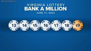 Virginia lottery winning numbers appear in consecutive order