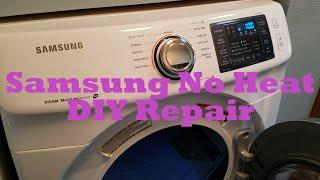 Samsung Clothes Dryer Heating Element DIY Repair - No Heat & Noise Fix