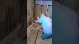 Fastest Way to  cut  Insulation? Use  a Machete