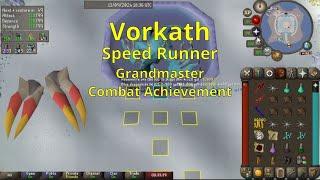 OSRS - Vorkath Speed Runner - Grandmaster Combat Achievement - Burning Claws Melee Guide