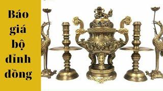 Báo Giá Bộ Đỉnh Đồng Đại Bái Mới Nhất