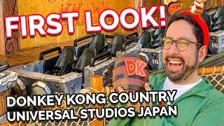 FIRST LOOK: Donkey Kong Country in Super Nintendo World at Universal Studios Japan!