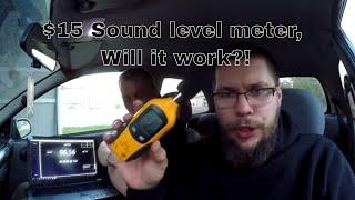 $15 EBAY SPL dB Sound level meter, will it record bass!?