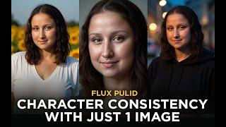 Flux Pulid - Create Consistent Characters From A Single Image - No Lora Needed!