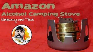 Amazon Alcohol Camping Stove - Unboxing and Test