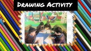 Drawing Activity️#kindergarten video's for kid's #enjoyforwatching @Rubaaa221 #fypシ゚viralvideo