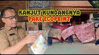 Keren Sekolah Ini Produksi Ecoprint  dan Dapet Bangunan Galeri  dari Kadisdik