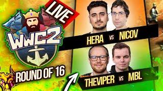 Hera vs Nicov and TheViper vs MbL Wandering Warriors Cup 2 Round of 16 #aoe2 (03-12-24)