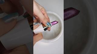 Smashing Glitter PurpleLipstick  ! #satisfying #makeupslime #lipstick #viral #shortvideo #shorts