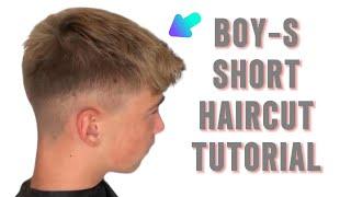 Step by Step Full Tutorial: Messy Pixie Short Faded Haircut for Boys | Master the Look!