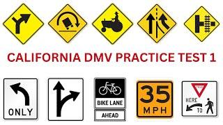  California DMV Practice Test 1 - Updated for 2024! 