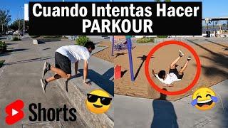 EXPECTATIVA VS REALIDAD  #parkour #short