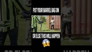 Press F in the chat if you've ever done this!   #shorts #paintball