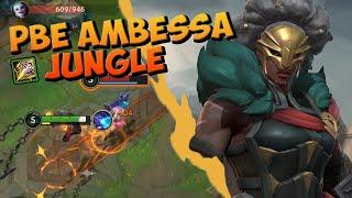 WILD RIFT AMBESSA PBE - JUNGLE CLEAR TEST