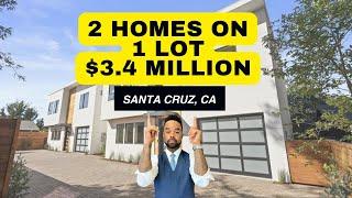 TWO luxury homes for the price of ONE!? $3.4 Million - Santa Cruz, CA