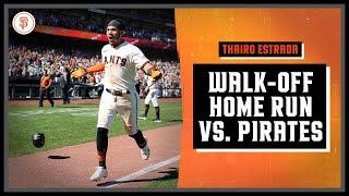 Thairo Estrada's First Career Walk-off Home Run | Giants Sweep Pirates