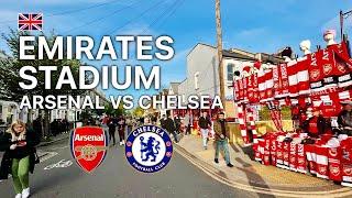 Arsenal vs Chelsea - Premiere League derby - walk around Emirates Stadium | May 2023 (4K 60fps)