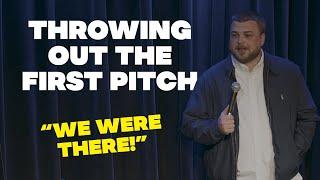 I threw out the first pitch at a minor league baseball game - Aaron Weber - Standup Comedy
