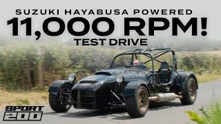 Brand New Hayabusa Build! 11,000 RPM Sport 200 Test Drive