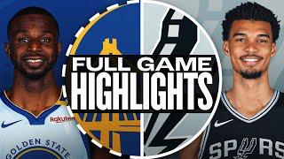 WARRIORS at SPURS | FULL GAME HIGHLIGHTS | November 23, 2024