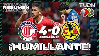 HIGHLIGHTS - Toluca 4-0 América | Liga Mx -AP2024 - J16 | TUDN