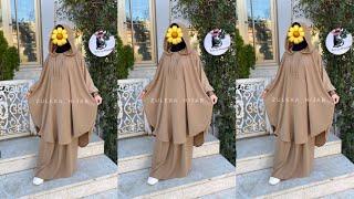 DIY! How to cut and sew 2 piece Abaya/jilbab with hoodie| 2 piece Abaya tutorial