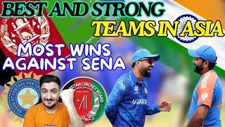 Most Wins by Asian Teams vs SENA | After India, Afghanistan is the second strongest team in Asia