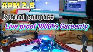 APM 2.8 External compass part 3||External compass setting,#apm2.8,#flightcontroller,#gps,#diy