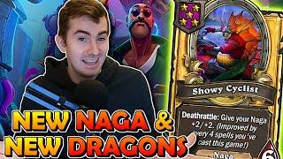 *NEW* Naga/Dragon Reveal! | Hearthstone Battlegrounds Season 9