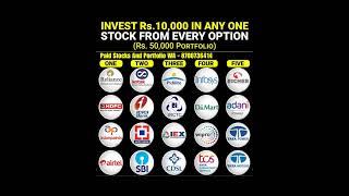 50000 Rs Portfolio   | Best Stocks for Long Term Investment  #stockmarket