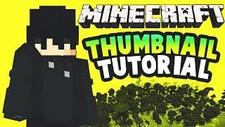 How To Make A Minecraft Thumbnail 2024 (Minecraft Thumbnail Template Tutorial 2024)