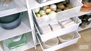 Martha’s New Pantry Storage System - Martha Stewart